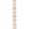thumbnail image 1 of Bead Landing Matte White Crackle Agate Round Beads, 10mm, 12 Pack, 1 of 3