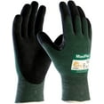 thumbnail image 1 of MaxiFlex Cut Resistant Nitrile Coated Work Gloves 34-8743-M - Green - 12 Pack, Size M, 1 of 9