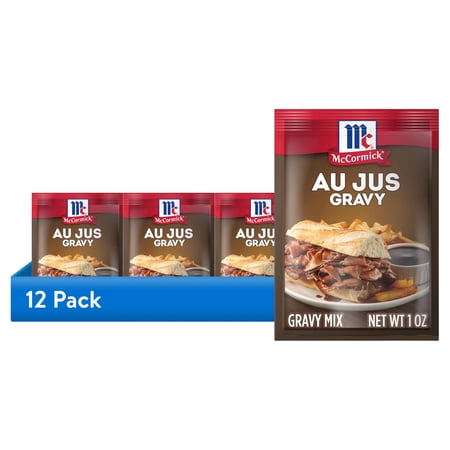 McCormick (12 pack) McCormick Au Jus Gravy Seasoning Mix, 1.0 oz Packet