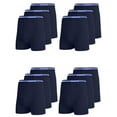 thumbnail image 1 of 12-Pack Men's Stretch Cotton Boxer Briefs (Sizes, S-2XL), 1 of 3