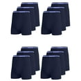 thumbnail image 1 of 12-Pack Men's Stretch Cotton Boxer Briefs (Sizes, S-2XL), 1 of 2