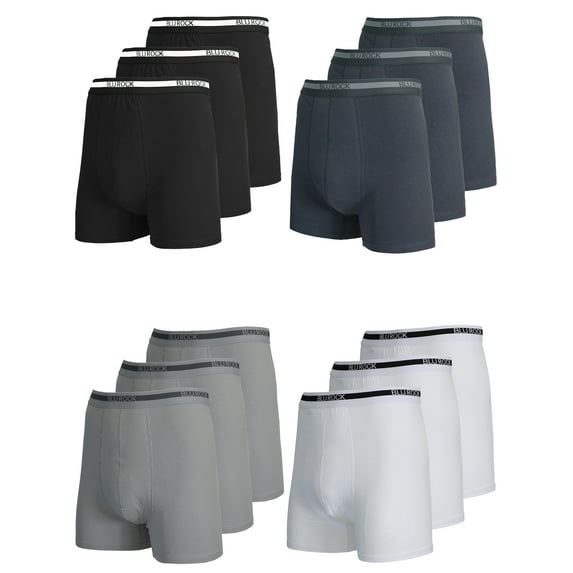 12-Pack Men's Stretch Cotton Boxer Briefs (Sizes, S-2XL)