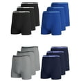 thumbnail image 1 of 12-Pack Men's Stretch Cotton Boxer Briefs (Sizes, S-2XL), 1 of 2
