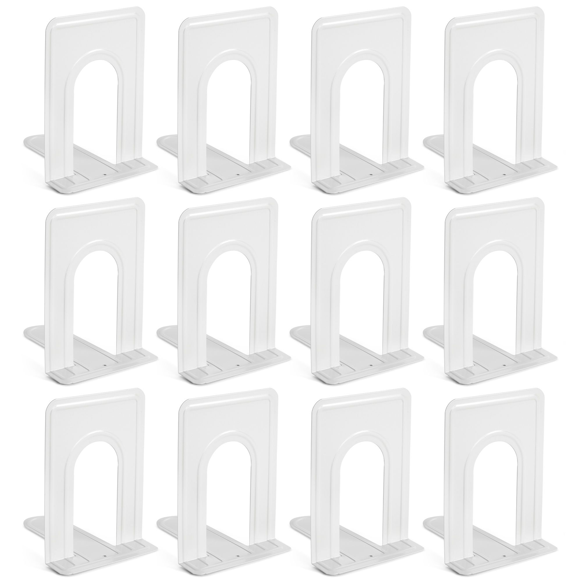 Set of 2 7Pocket Wire Magazine Rack with VerticallyStacked Pockets, Wall Mounted Literature