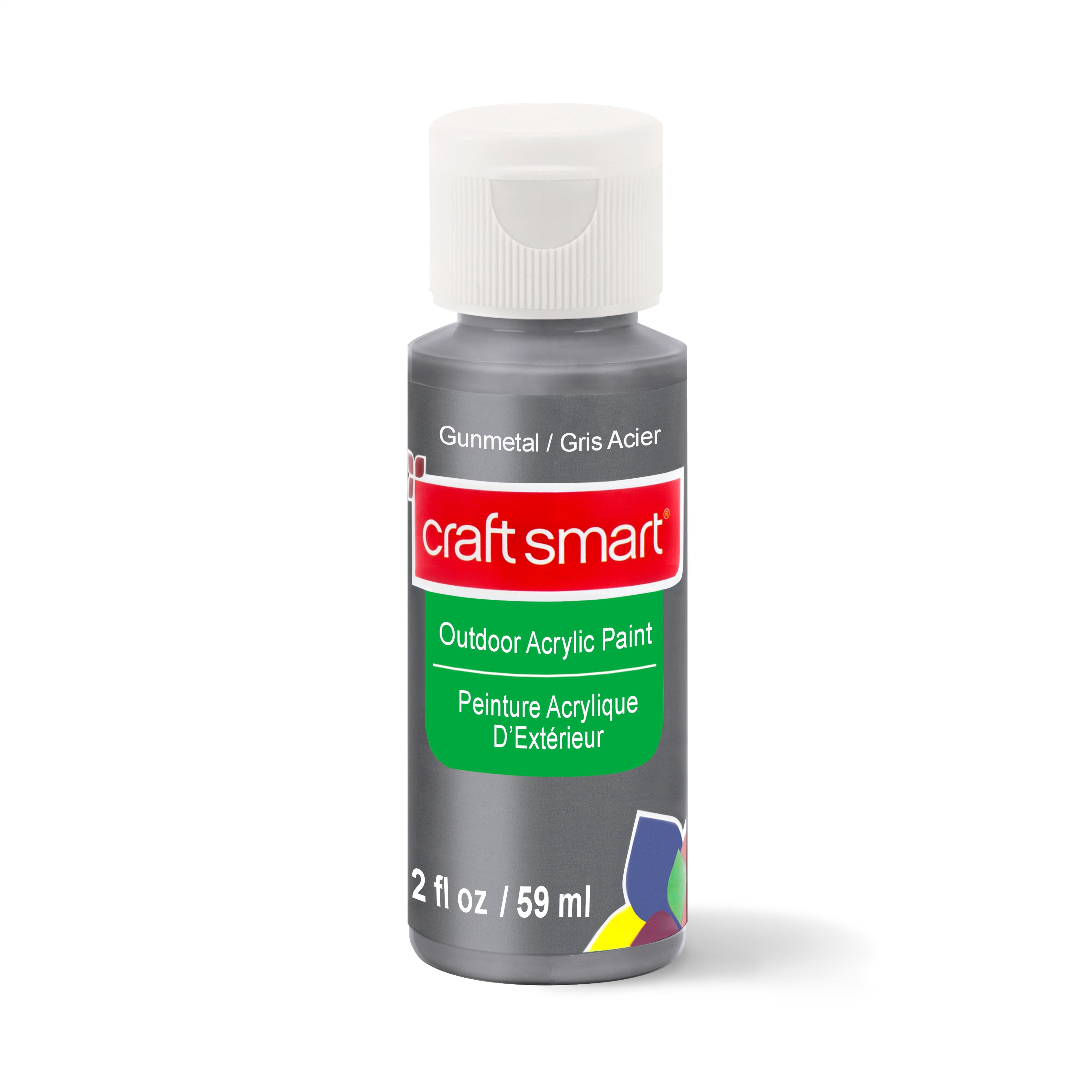 Craft Smart Metallic Outdoor Acrylic Paint, 2oz., 12 Pack