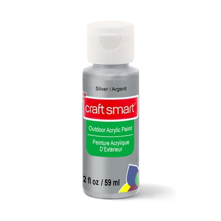 Craft Smart Metallic Outdoor Acrylic Paint, 2oz., 12 Pack