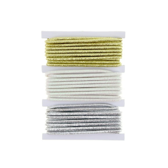 12 Pack: Metallic Thick Elastic Cord Pack by Creatology