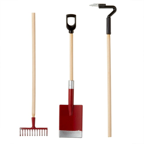 12 Pack: Mini Garden Rake - Hoe & Shovel by Make Market