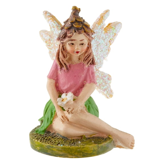 12 Pack: Mini Pixie Sitting with Flower by Make Market