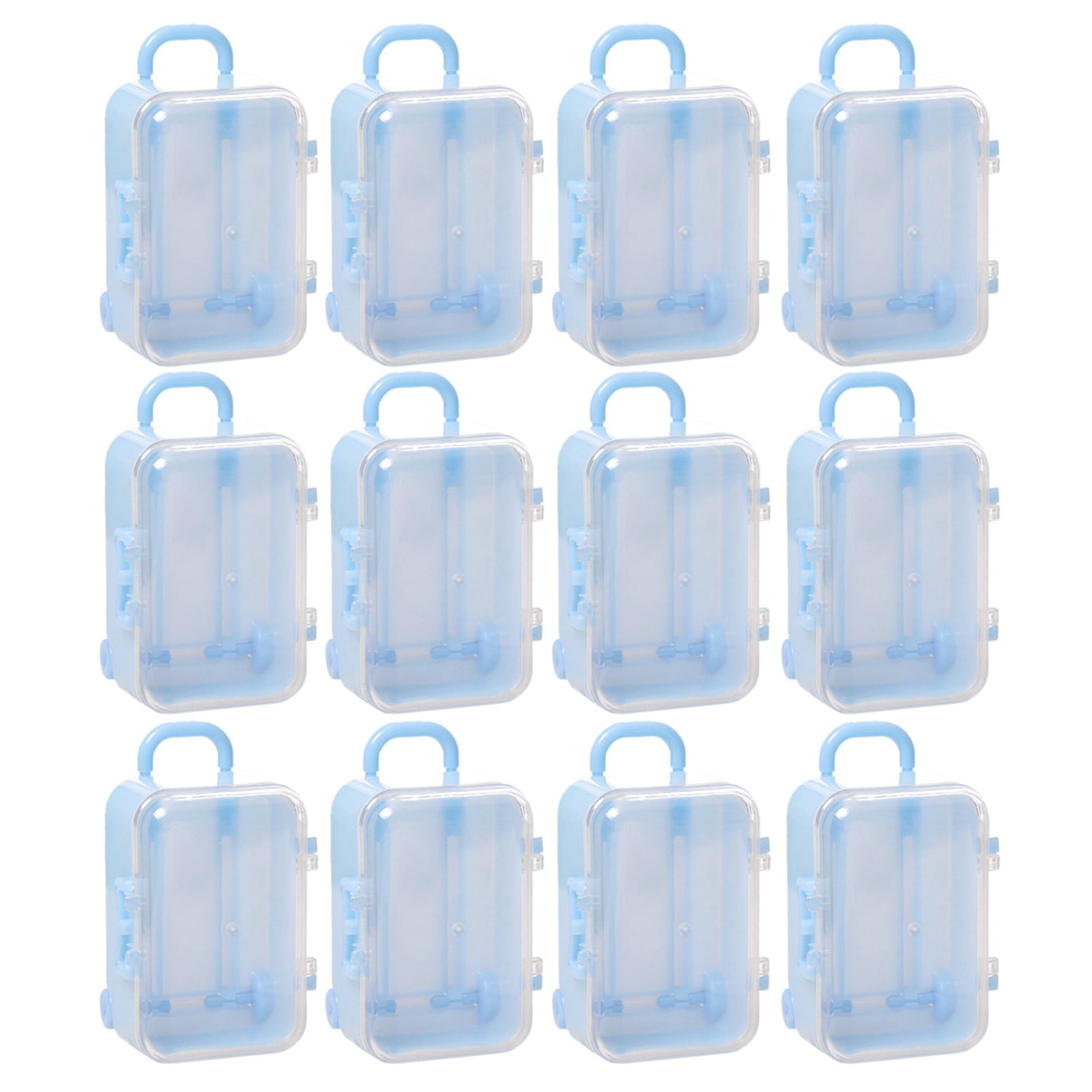 Suitecase Mini 12 Pack Mini Suitcase Candy Box, Tiny Gift Packaging Box Candy Luggage ...