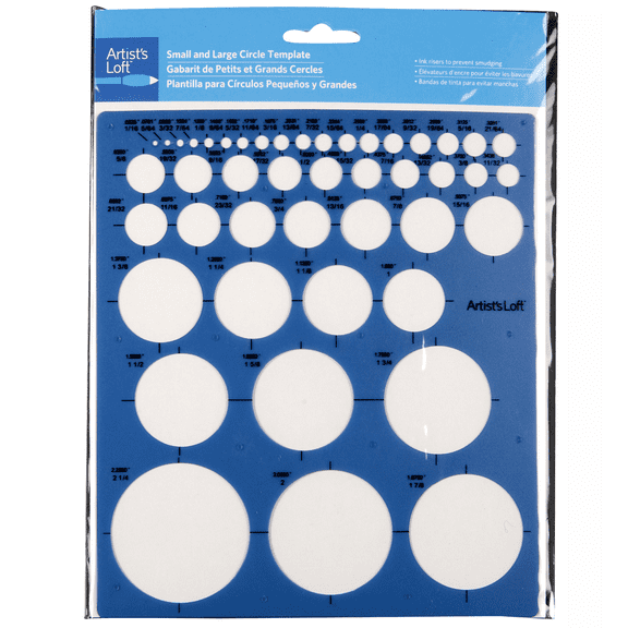 12 Pack: Mixed Circle Template by Artists Loft