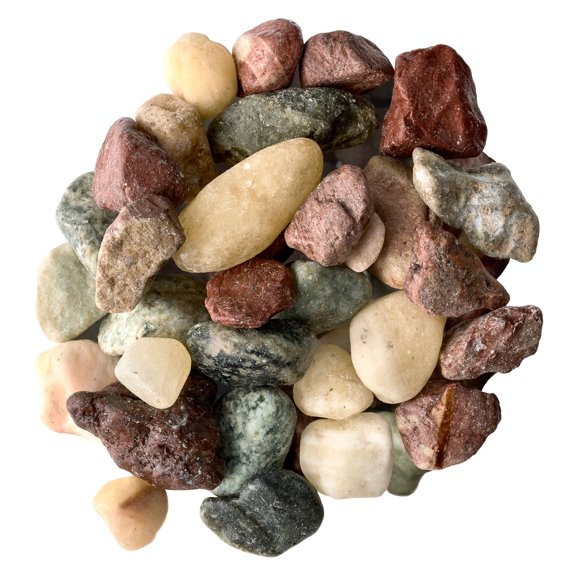 12 Pack: Mixed Decorative Marble River Rocks by Ashlandâ„¢