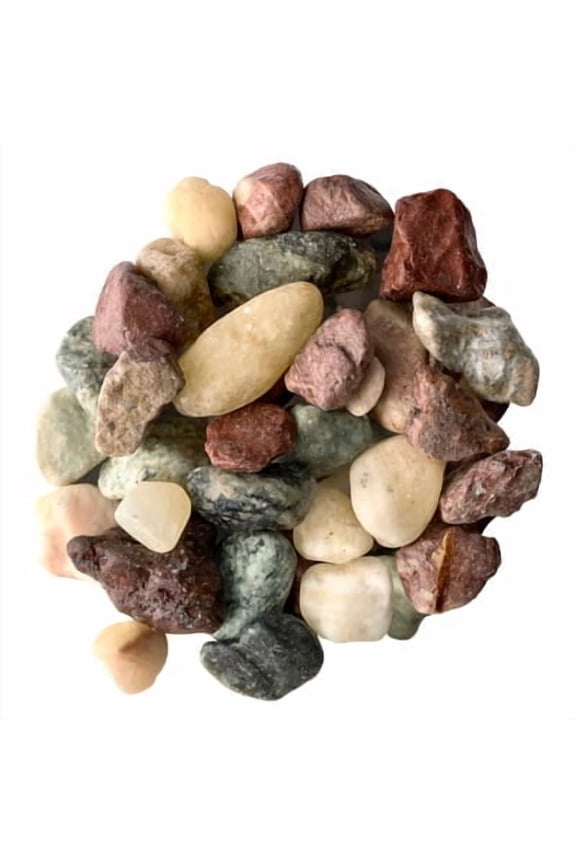 12 Pack: Mixed Decorative Marble River Rocks by Ashlandâ„¢