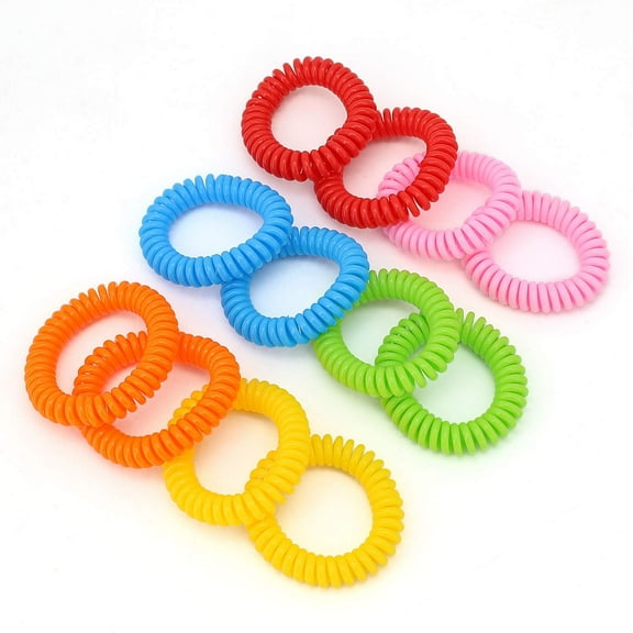 12 Pack Mosquito Repellent Bracelet Band [INDIVIDUALLY WRAPPED] Insect Bug