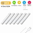 thumbnail image 1 of 12-Pack Motion Sensor LED Cabinet Lights, USB Rechargeable, 3 Modes, Dimmable, for Closet, Under Cabinet, Stairs, 1 of 13
