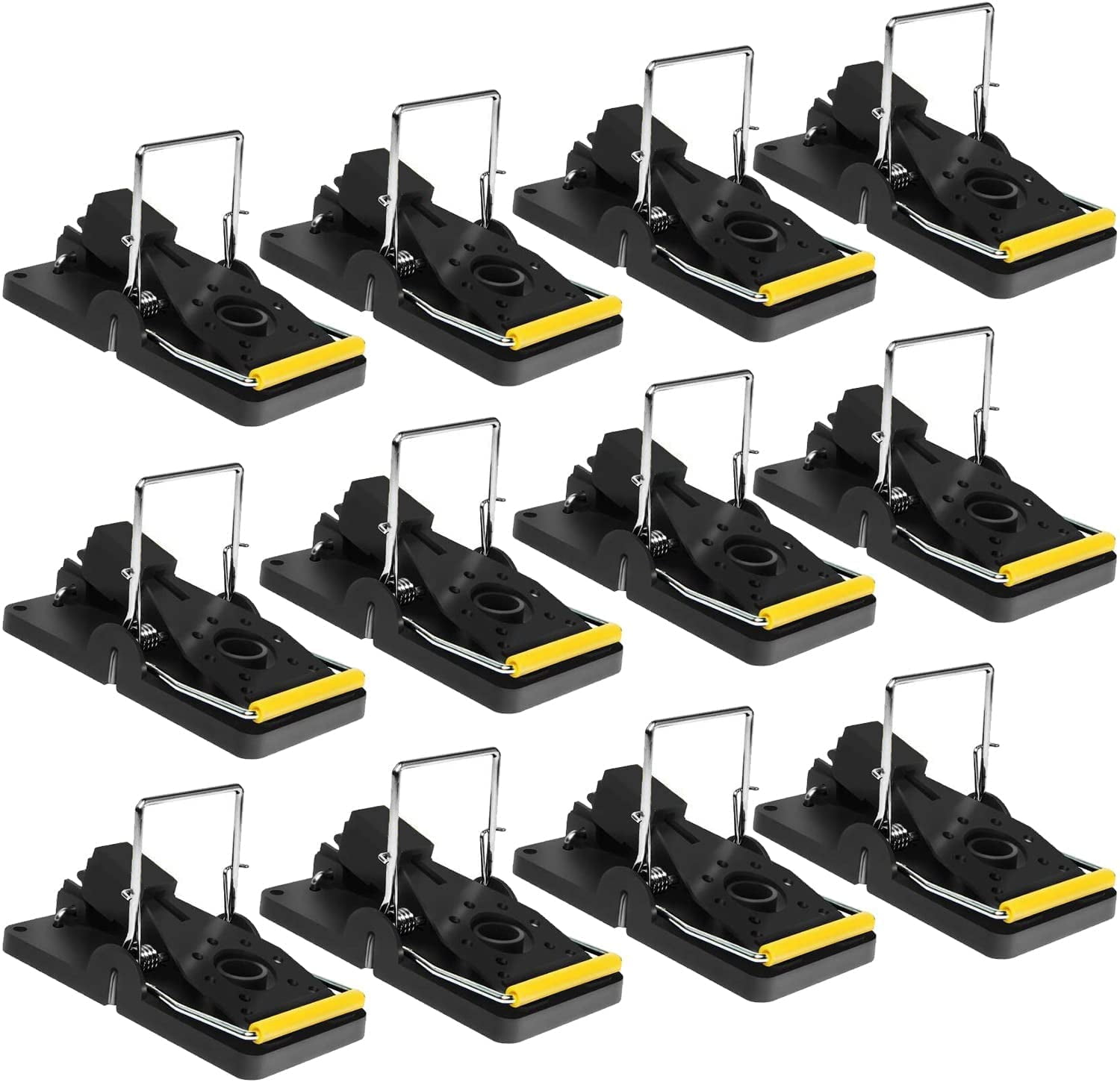 12 Pack Mouse Traps Indoor Outdoor Reusable Mice Catcher Quick Effective Safe Family Pet