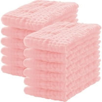 12 Pack Muslin Burp Cloths 100% Cotton Muslin Cloths Large 20''x10'' Extra Soft and Absorbent Baby Burping Cloth