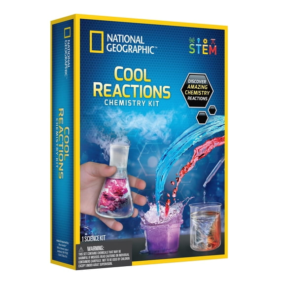 12 Pack: National Geographic Cool Reactions Chemistry Kit