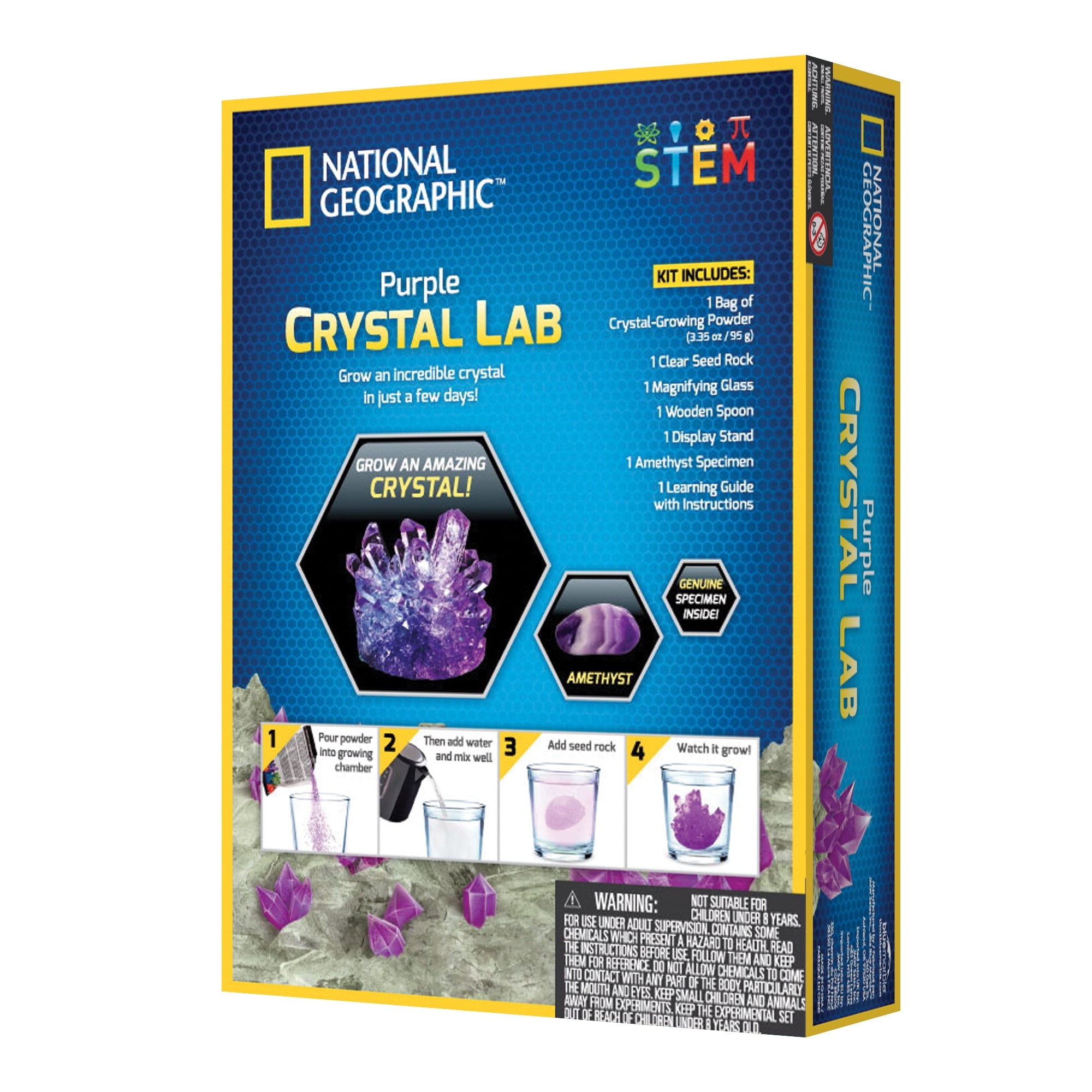 12 Pack: National Geographic Purple Crystal Lab - Walmart.com