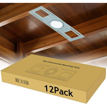 CycevSun 12 Pack New Construction Rough in Plate Pre Mounting Bracket for 3-4-6 inch Recessed Light