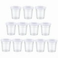 thumbnail image 1 of 12 Pack No Spill White Lid Paint Cups Spill Proof Paint Cups Reusable Paint Cups with Lids for Kids, School, Classroom, 1 of 5