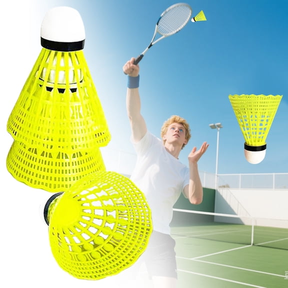 12 Pack Nylon Badminton Shuttlecocks,Training High Speed Badminton Balls,With Great Durability Stability Suitable for Indoor Outdoor