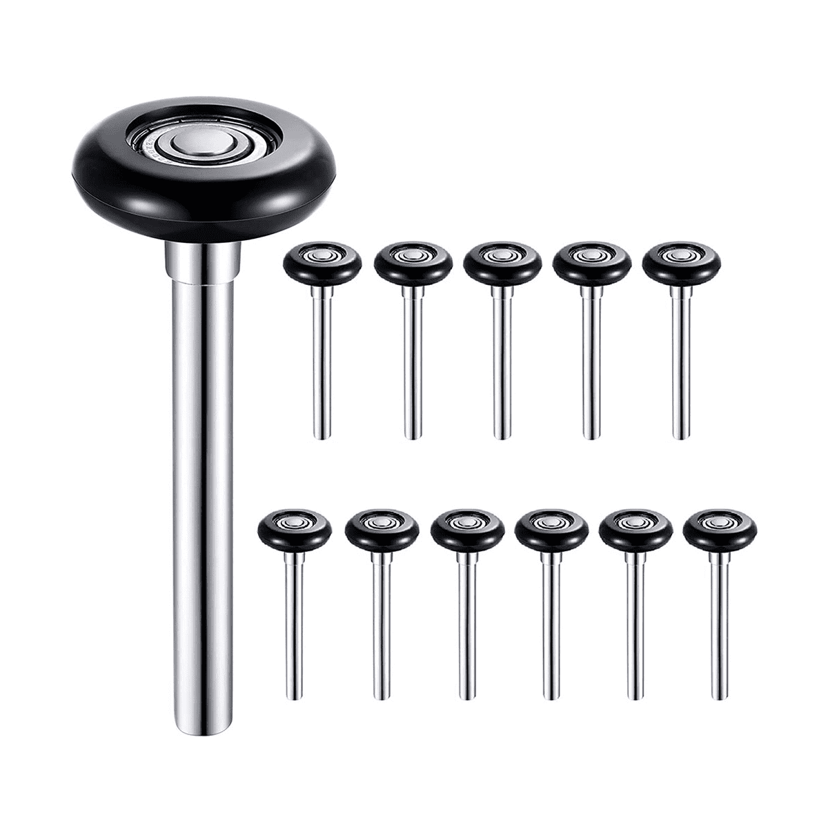 12 Pack Nylon Garage Door Roller 2 Inch Quiet Garage Rollers Bulk 6200Z
