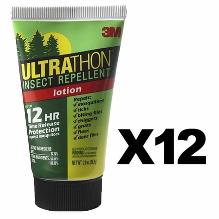 12 Pack Of 3M Ultrathon Insect Repellent Lotion, 2-Ounce