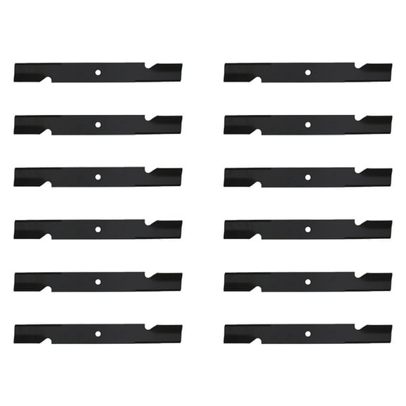 12 Pack Oregon 396-743 G6 Fits Gator Mulcher Blade Fits John Deere TCU15882 72" 7 Iron
