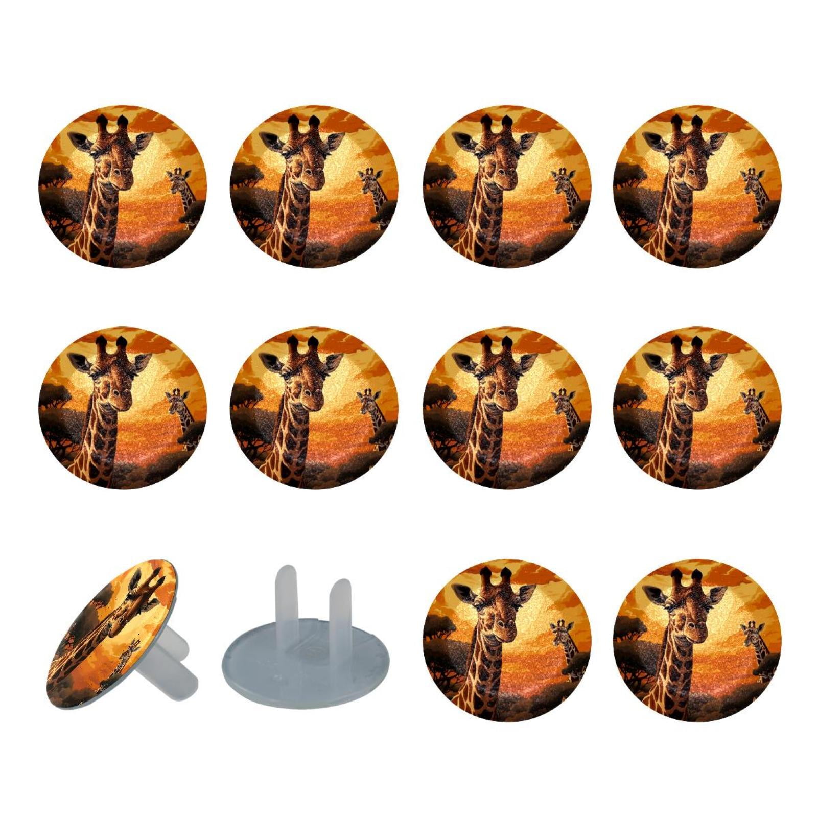 12 Pack Outlet Covers Dielectric Plastic Plugs for Electrical Power Outlets, Best Baby Proofing