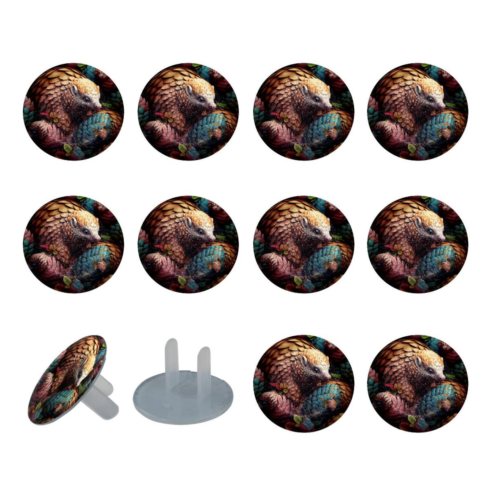 12 Pack Outlet Covers Dielectric Plastic Plugs for Electrical Power