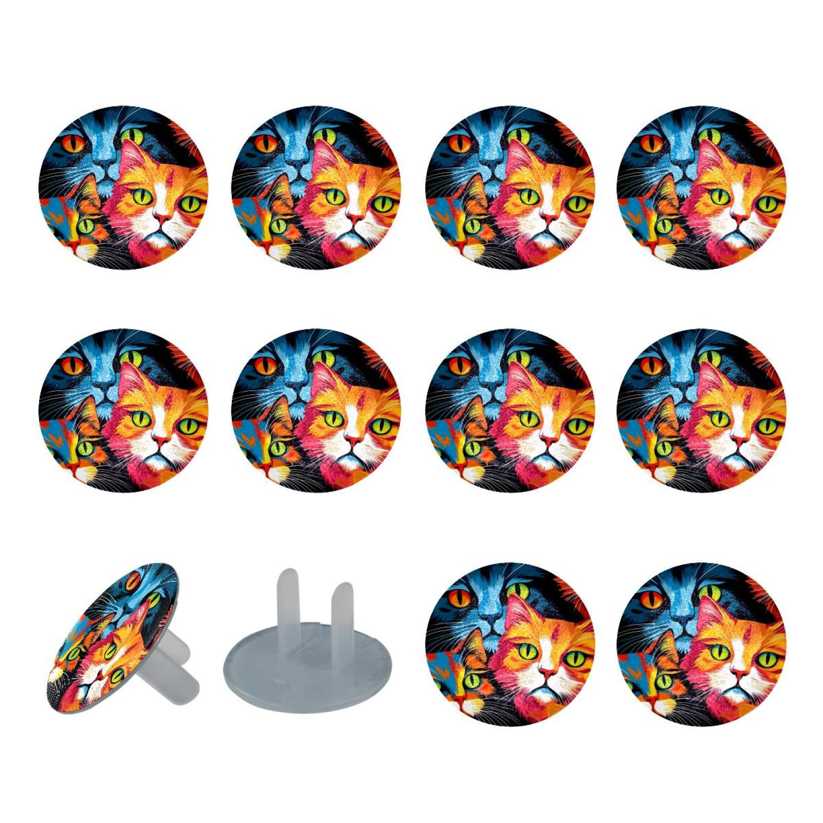 12 Pack Outlet Covers Dielectric Plastic Plugs for Electrical Power ...