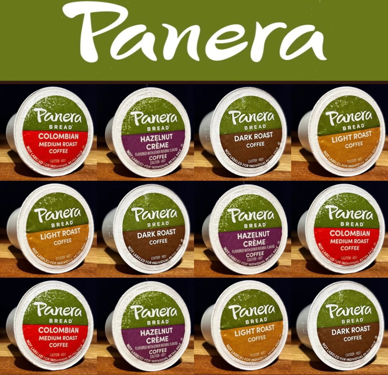 12Pack Panera Bread KCup Coffee Sample, 3 Each of 4 Roasts