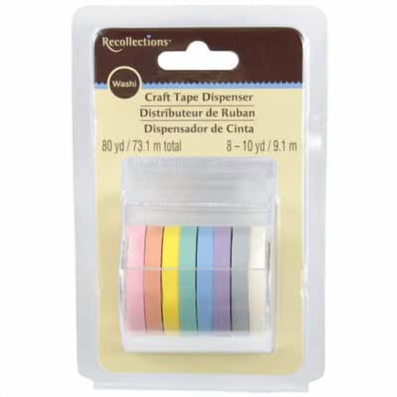 12 Pack: Pastels Washi Craft Tape Dispenser by Recollections