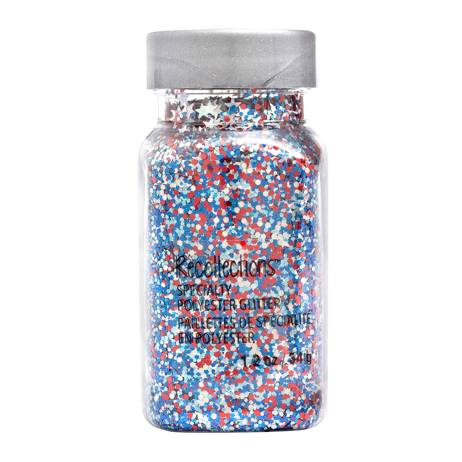 Recollections Patriot Specialty Polyester Glitter, 12 Pack
