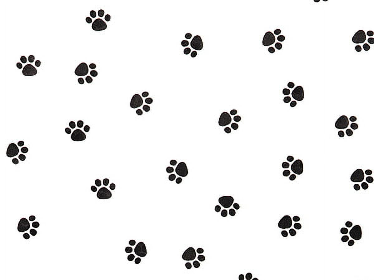 12 Pack, Paw Print Tissue Paper 20 x 30", Soft Fold Sheets for DIY, Gift Wrapping, Birthday Parties and Events, Made In USA