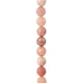 thumbnail image 1 of Bead Landing Peach Aventurine Silverite Faceted Round Beads, 8mm, 12 Pack, 1 of 3