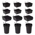 thumbnail image 1 of 12 Pack Pegboard Bins Organizer Peg Hooks Heavy Duty Plastic for Garage and Workshop Tool Storage System, 1 of 7