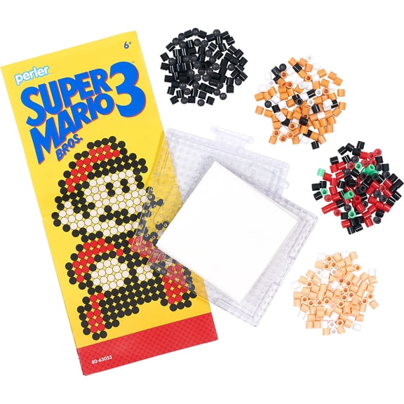 12 Pack: Perler Super Mario Bros. 3 Fused Bead Kit