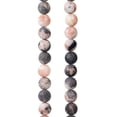 thumbnail image 1 of Bead Landing Pink & Gray Mix Agate Round Beads, 8mm, 12 Pack, 1 of 3