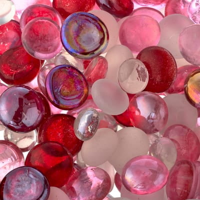 12 Pack: Pink & White Mix Gem Value Pack By Ashland