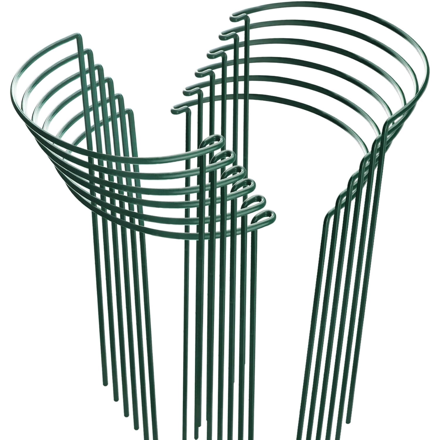 12 Pack Plant Stakes for Indoor Plants, Metal Garden Peony Support ...