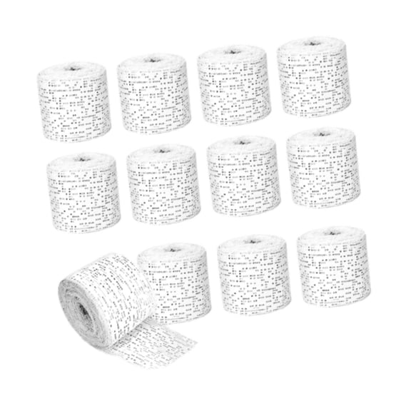12 Pack Plaster Cloth Gauze Bandages Rolls Wrap Fast Setting Material for Art Craft Mask Making