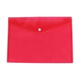 thumbnail image 1 of 12 Pack Plastic Envelopes File Folders,Waterproof Plastic File Folder,Folders for Documents A4 Letter Size Poly Envelopes with Snap Button Closure,Use for Home Office Suppiles Organizer(Red), 1 of 8