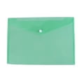 thumbnail image 1 of 12 Pack Plastic Envelopes File Folders,Waterproof Plastic File Folder,Folders for Documents A4 Letter Size Poly Envelopes with Snap Button Closure,Use for Home Office Suppiles Organizer(Green), 1 of 8