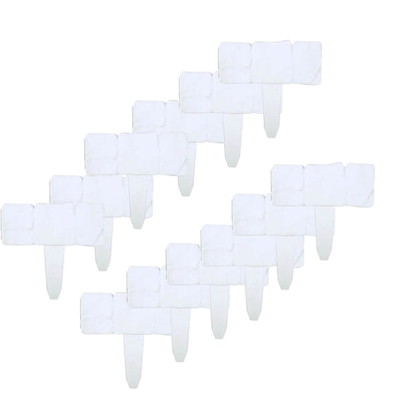 12-Pack Plastic Faux Stone Garden Edging Border, Easy Install Imitation Stone Edging Landscape Border for Yard Flower Bed Lawn Decor