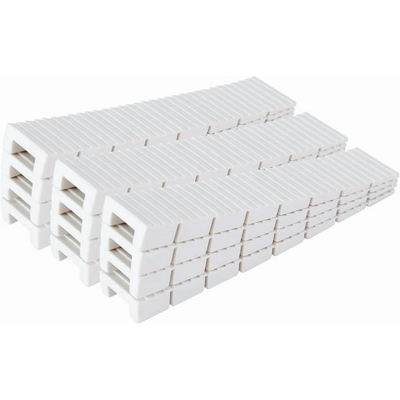12 Pack Plastic Furniture Leveling Shims Wedges