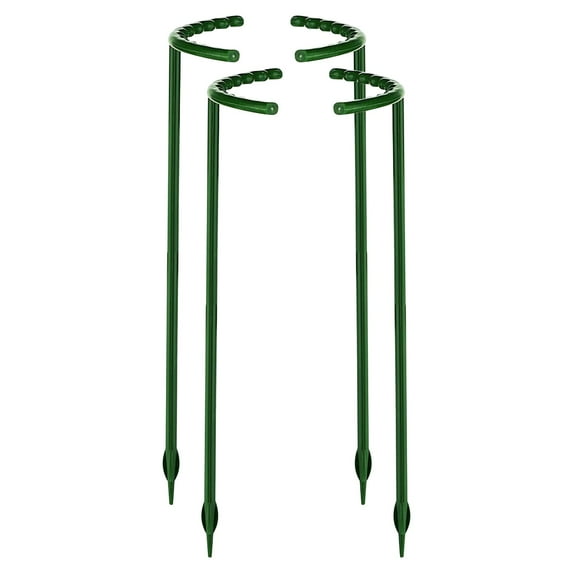 Plastic Garden Plant Supports | 1Bonsai & Climbing Vine Supports | 25x14.5cm Lightweight Stakes for Clematis, Roses, Ivy & Potted Plants | Tomato & Vegetable Plant Support Stakes