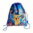 thumbnail image 1 of 12-Pack Pokémon Pokemon Anime Themed Reusable Non-Woven Drawstring Gift Bags for Parties, Cosplay Events and Themed Decorations, 1 of 4