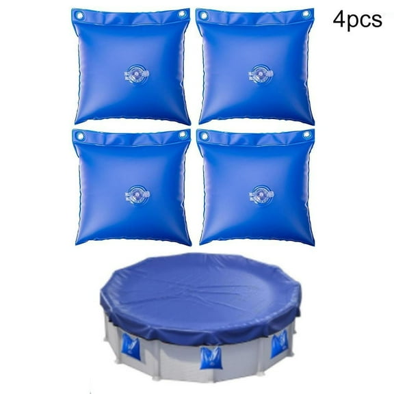 12-Pack Pool Cover Hanging Bags with Hooks For Durable Leak-Proof